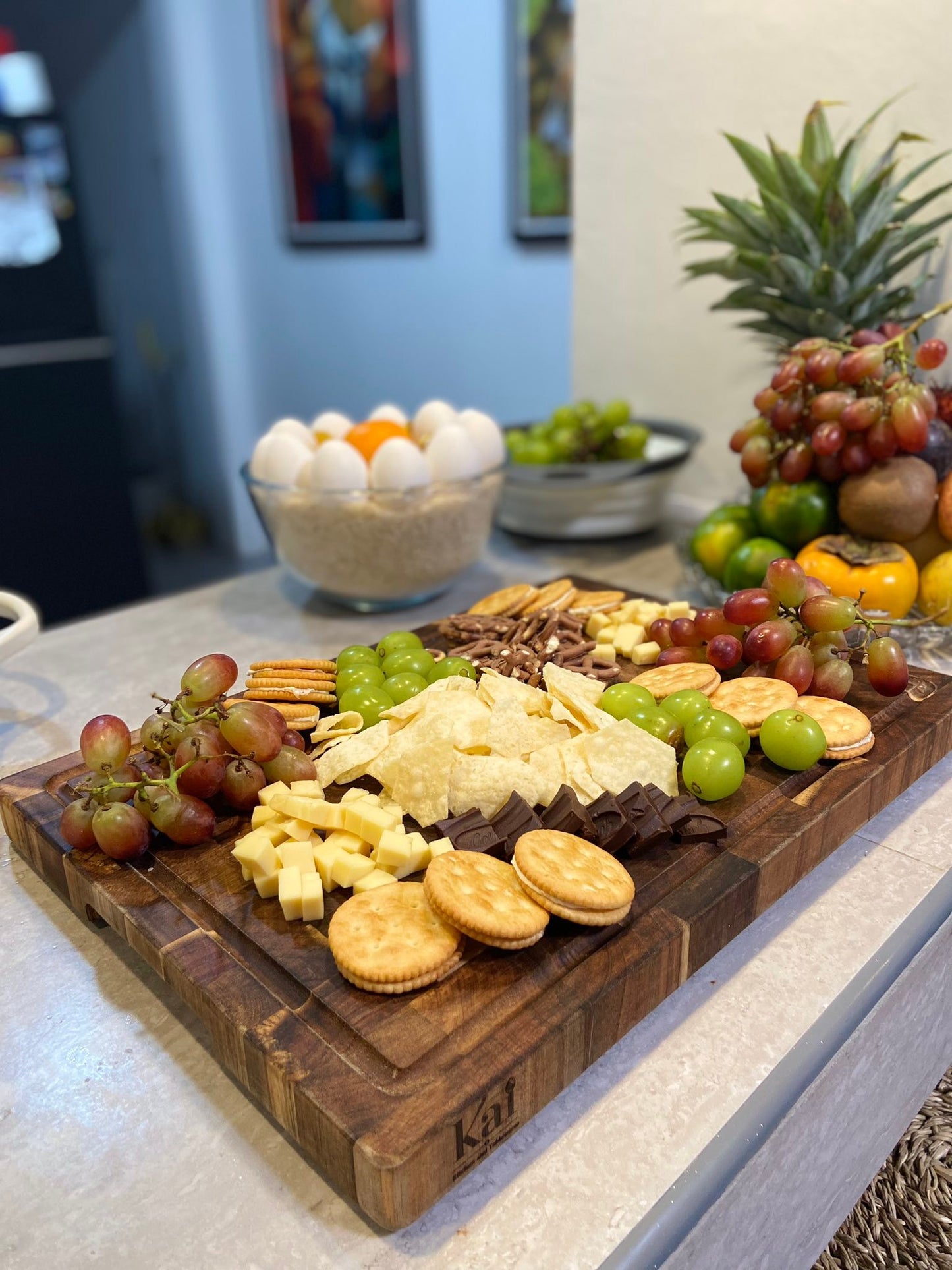 End Grain Acacia Chopping Board