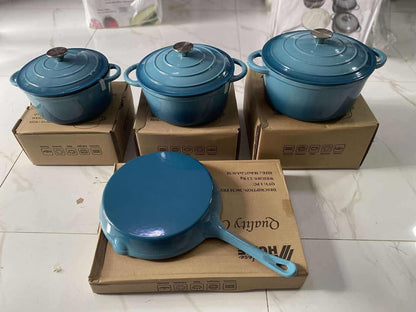 CAST IRON COOKWARE Set of 7pcs