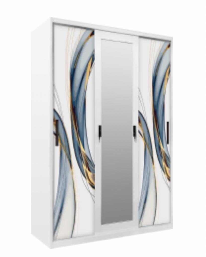 Metal Wardrobe 4 Doors & 3 Doors