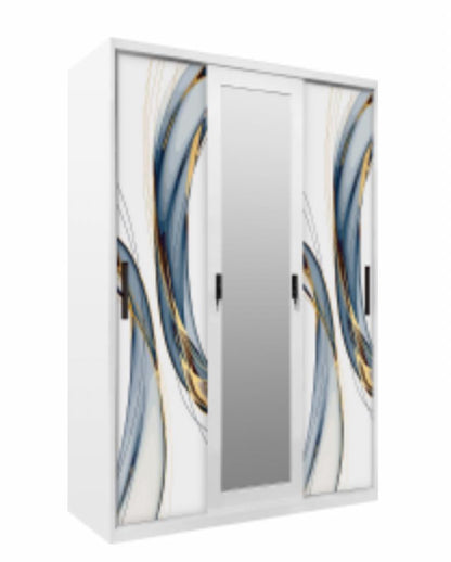 Metal Wardrobe 4 Doors & 3 Doors