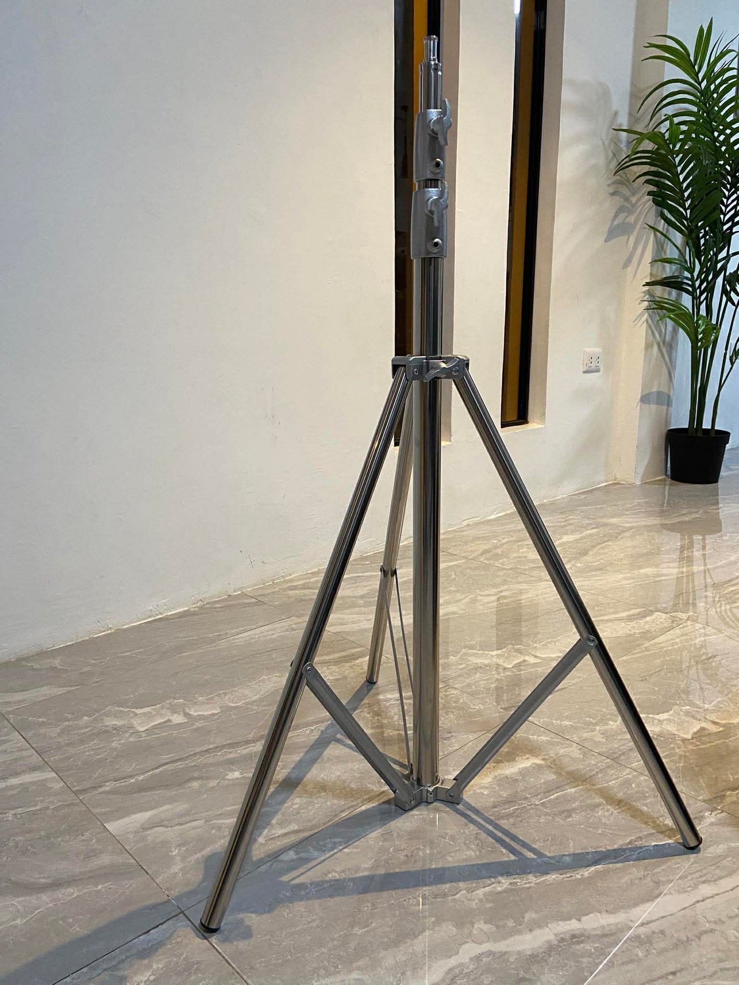 2.8m x 3m (9ft x 10ft) Stainless Steel Telescopic Backdrop Stand Support