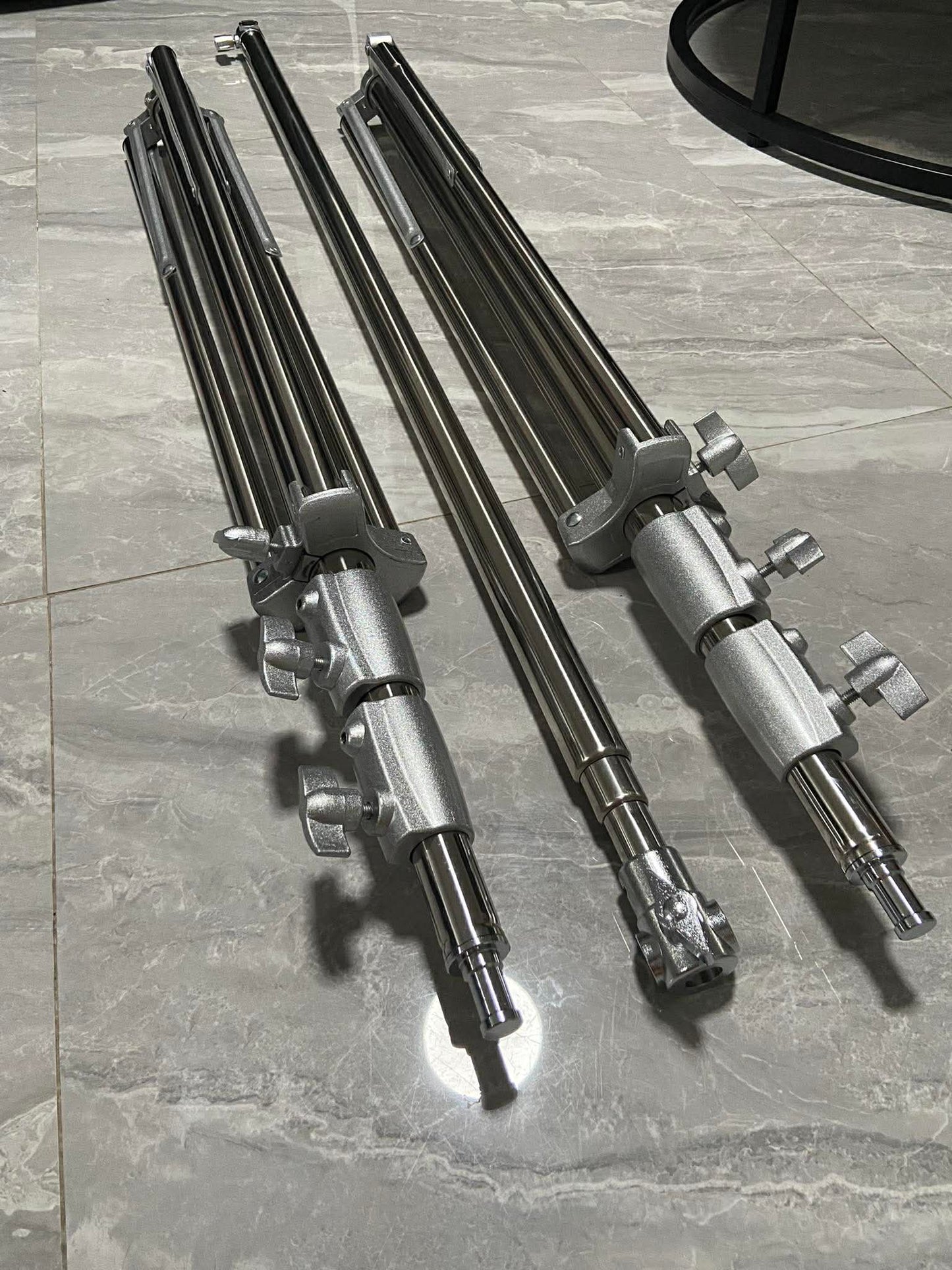 2.8m x 3m (9ft x 10ft) Stainless Steel Telescopic Backdrop Stand Support