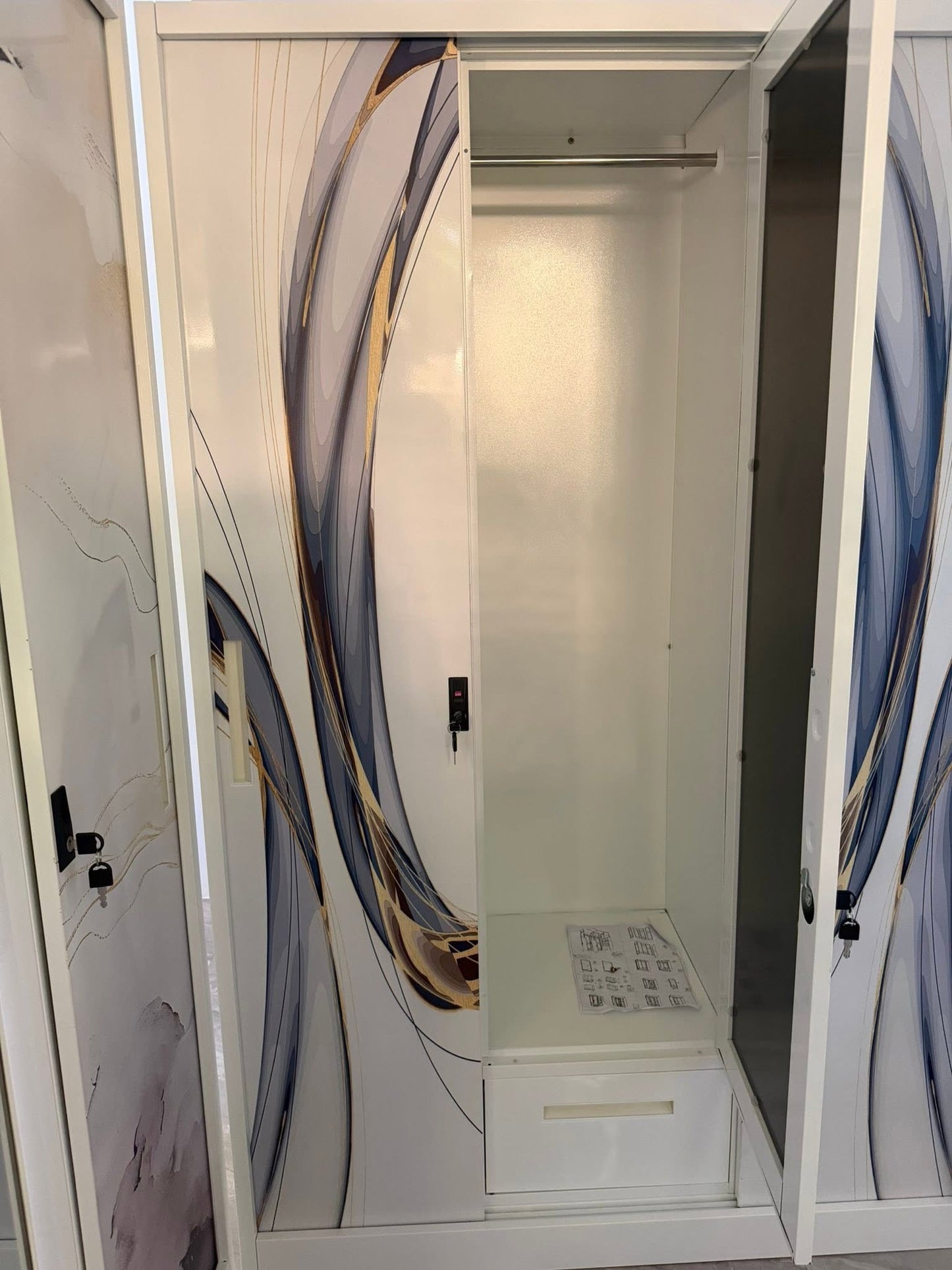 Metal Wardrobe 4 Doors & 3 Doors