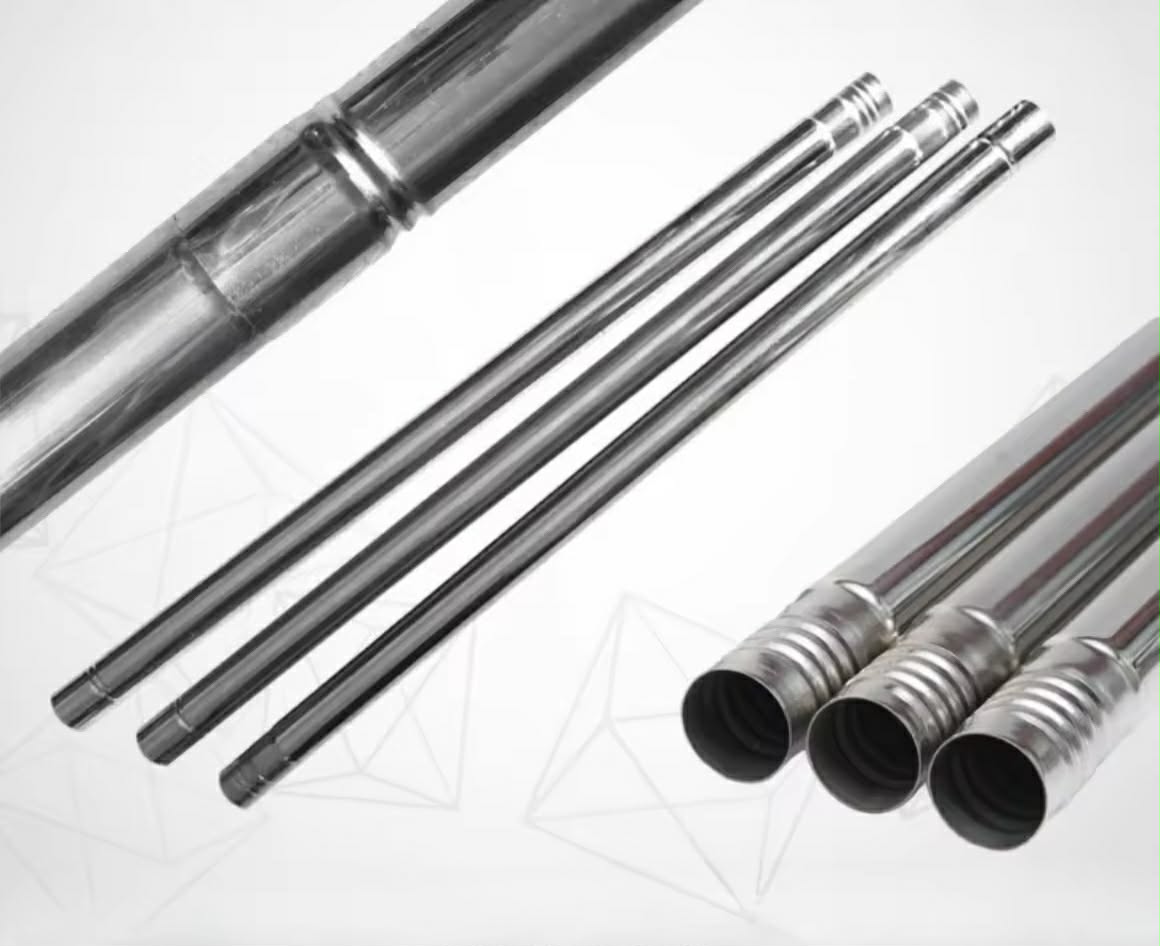 3m/10ft length. 3-Section Stainless Steel Metal Inner Tube Cross Bar for Backdrop Roller,45mm diameter