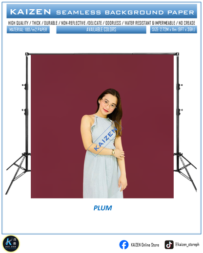 9ftx36ft Seamless Paper for Photography (KAIZEN Brand)