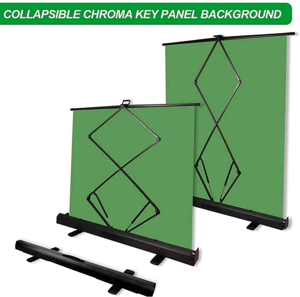 Chroma Collapsible Pull Up Green Screen (1.50m W x 2.0m H)